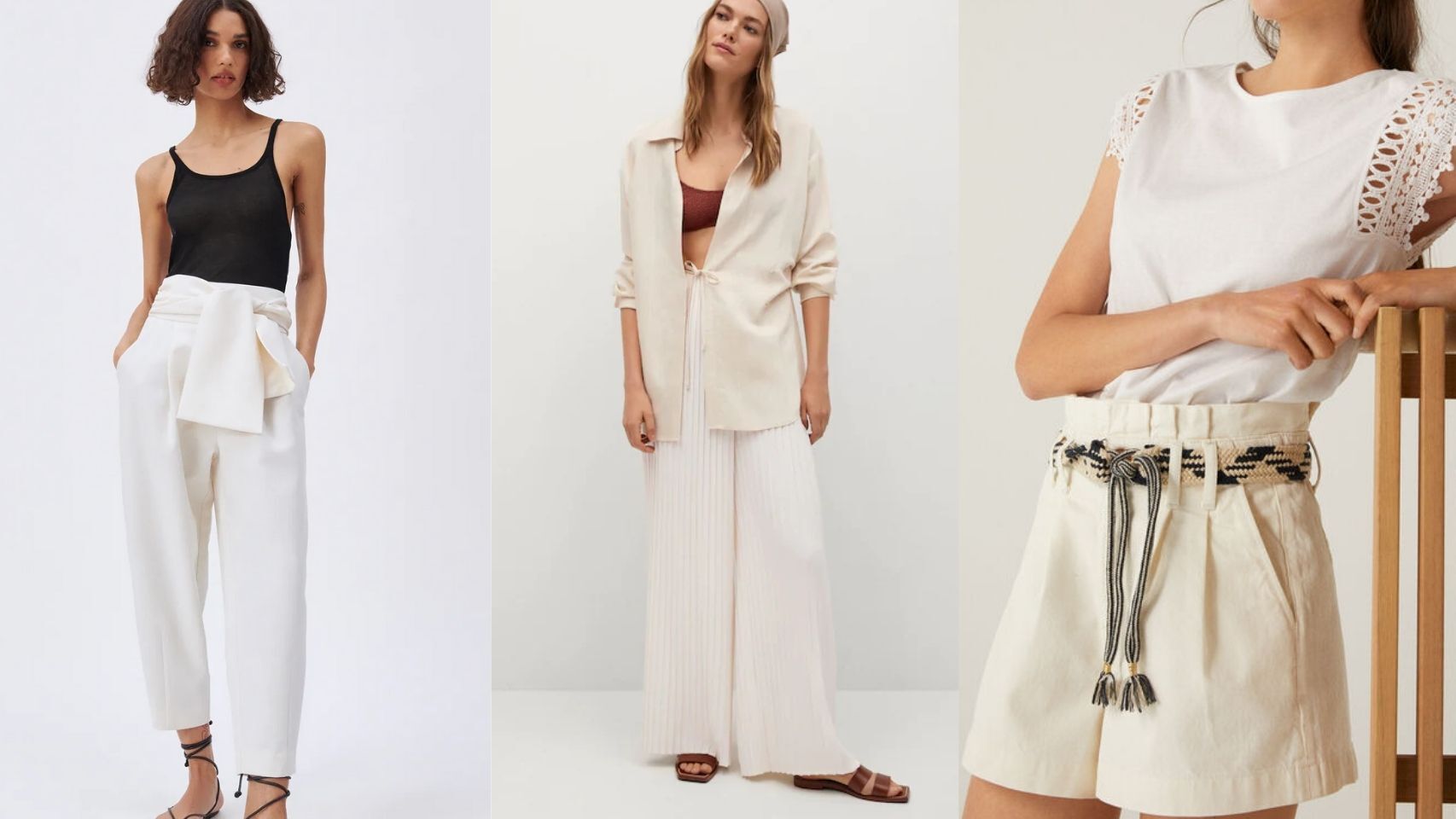 Pantalón blanco, la prenda 'trendy' que mejor estiliza tu figura (por menos de 40 euros)