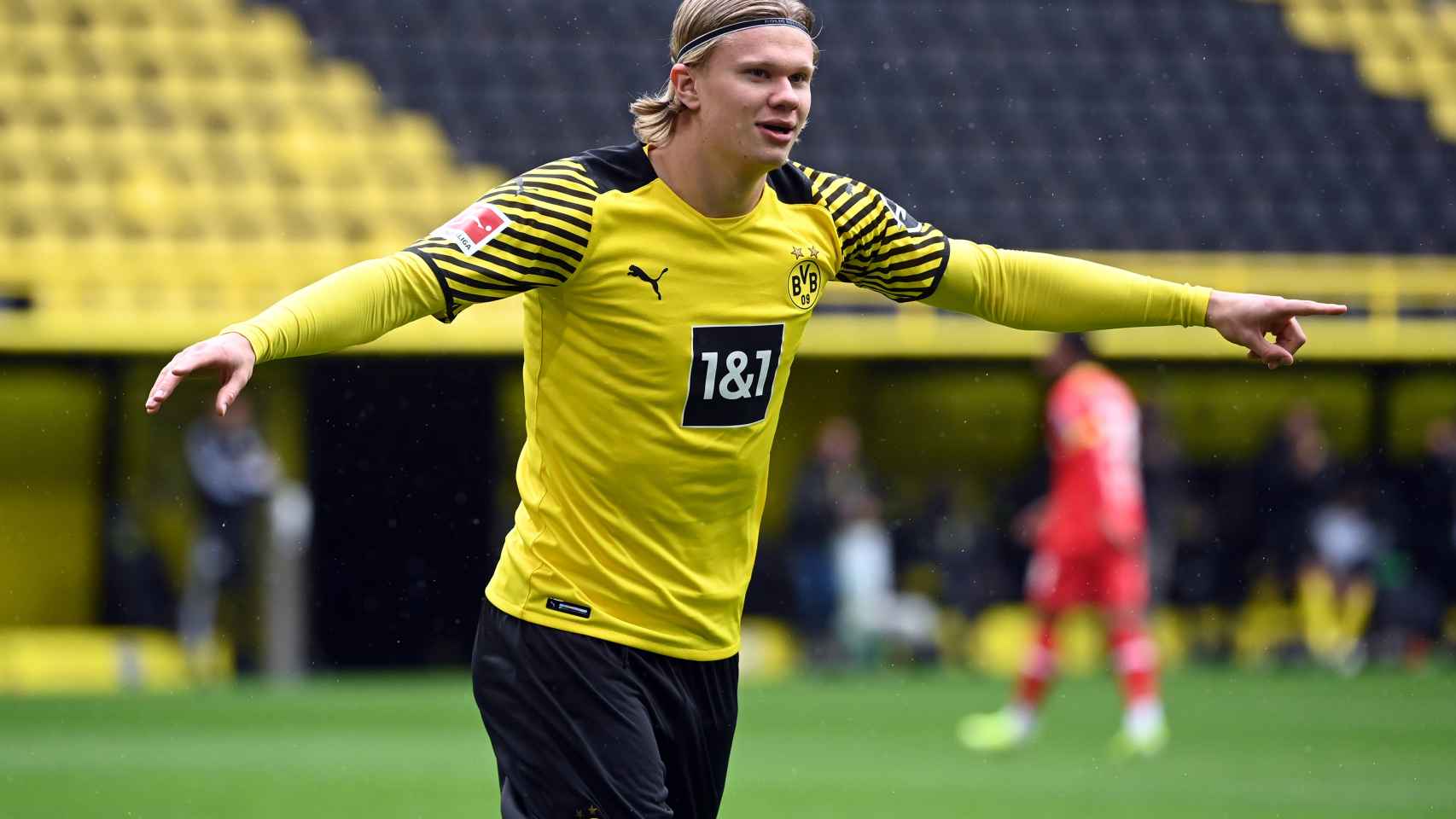 Erling Haaland, en un partido del Borussia Dortmund