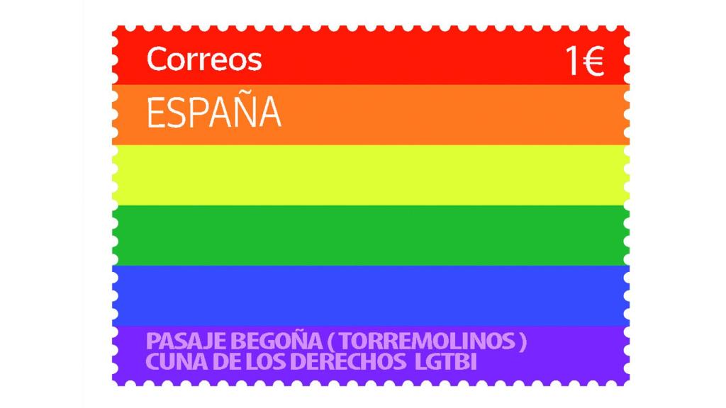 Primer sello dedicado al colectivo LGTBI emitido por Correos (2020)