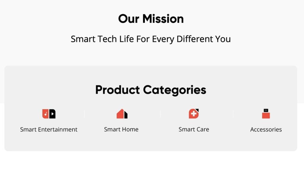 DIZO categorias productos