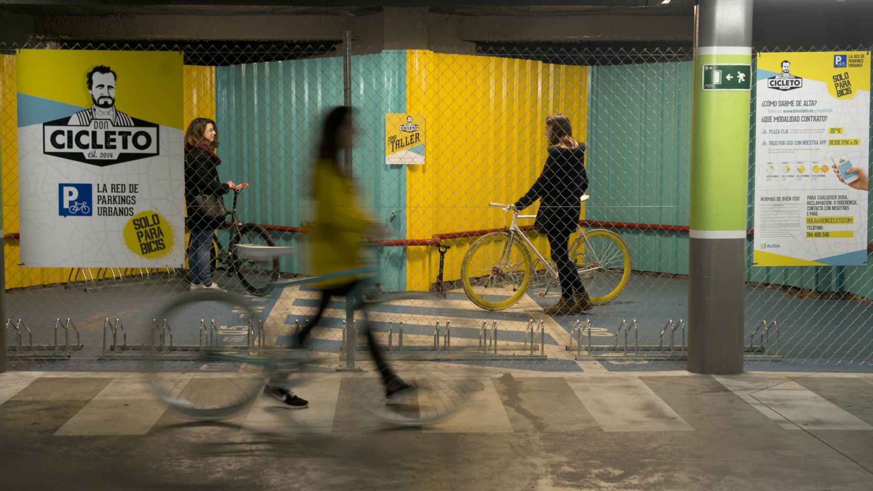 Imagen de una instalación de Don Cicleto.