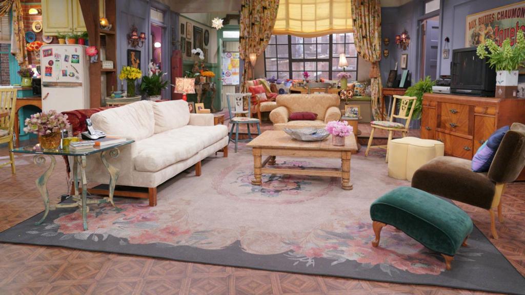 El salón del apartamento de Monica
