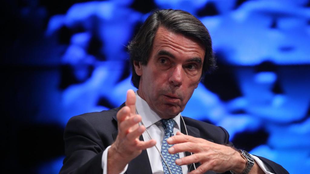 El expresidente del Gobierno, José María Aznar, participa en el IV Congreso Iberoamericano celebrado en Madrid.