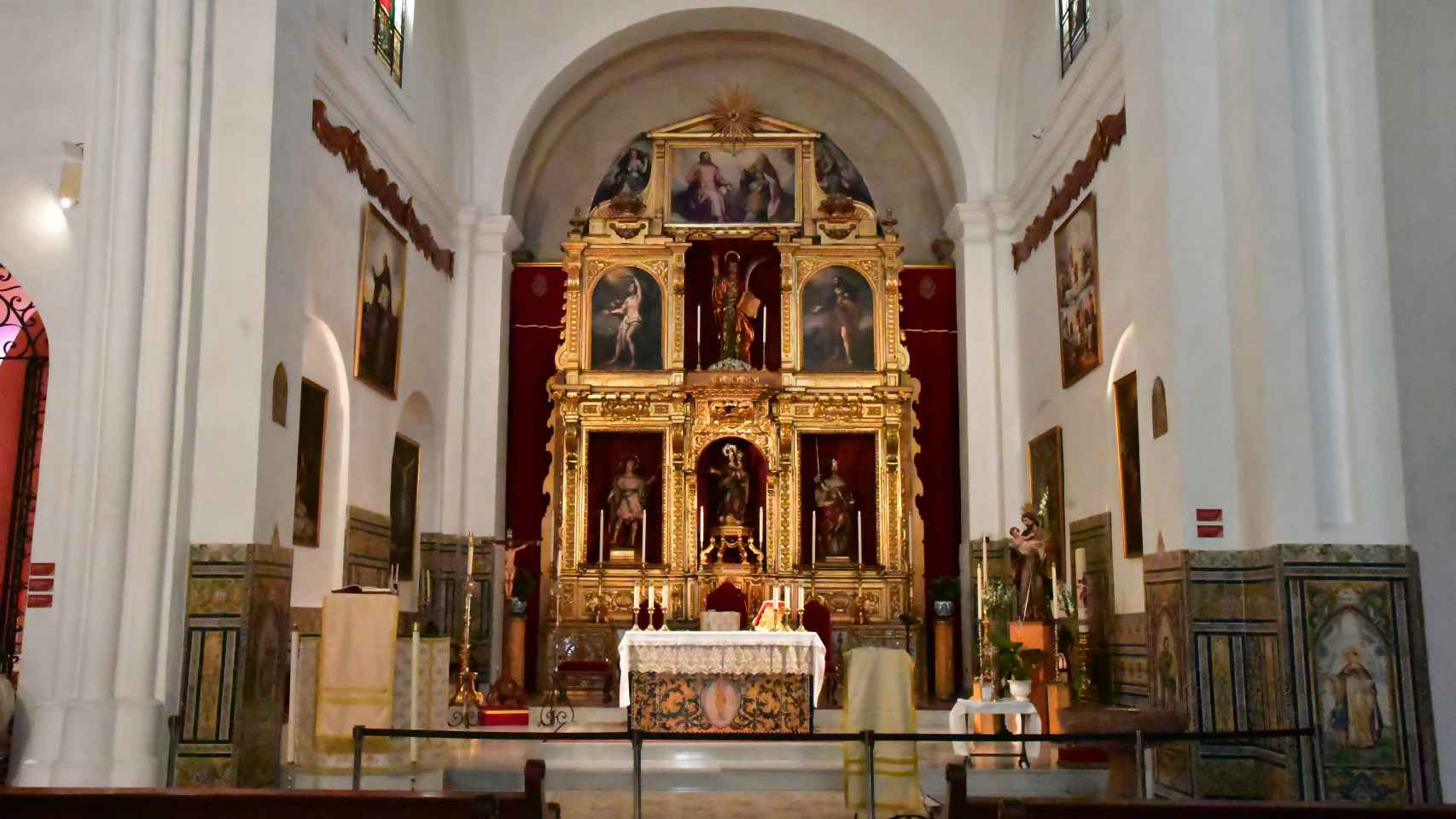 La iglesia de San Román en una imagen de su interior.