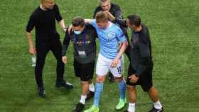 De Bruyne (City) se retira de la final de Champions entre lágrimas