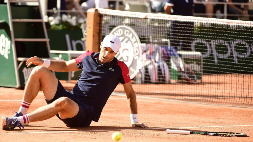 Andújar, después de la victoria ante Thiem.