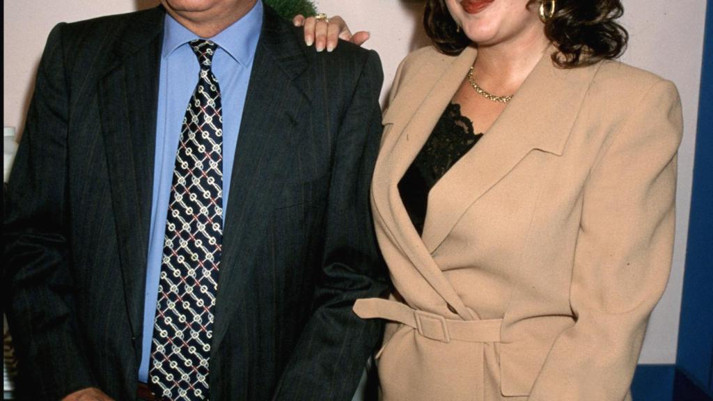 Pedro Carrasco junto a Raquel Mosquera, en una imagen de archivo.