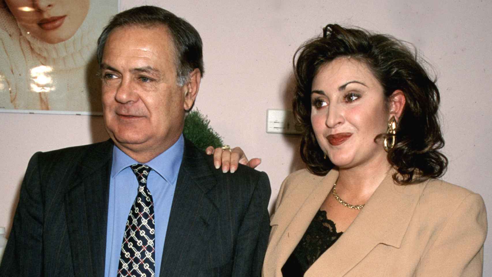 Pedro Carrasco junto a Raquel Mosquera, en una imagen de archivo.