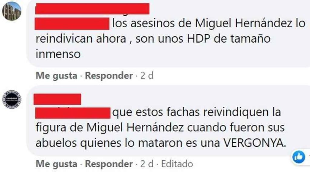 Insultos permitidos por la cadena pública autonómica À Punt en sus redes sociales.