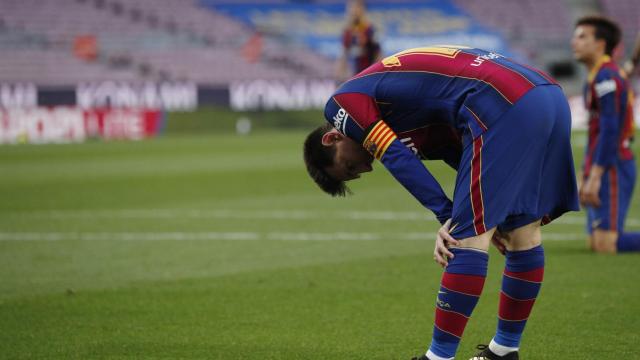 Leo Messi, durante un partido con el FC Barcelona