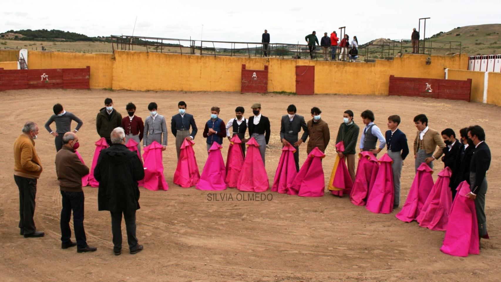 De tentaderos en la ganadería de Hermanos Mayoral 1