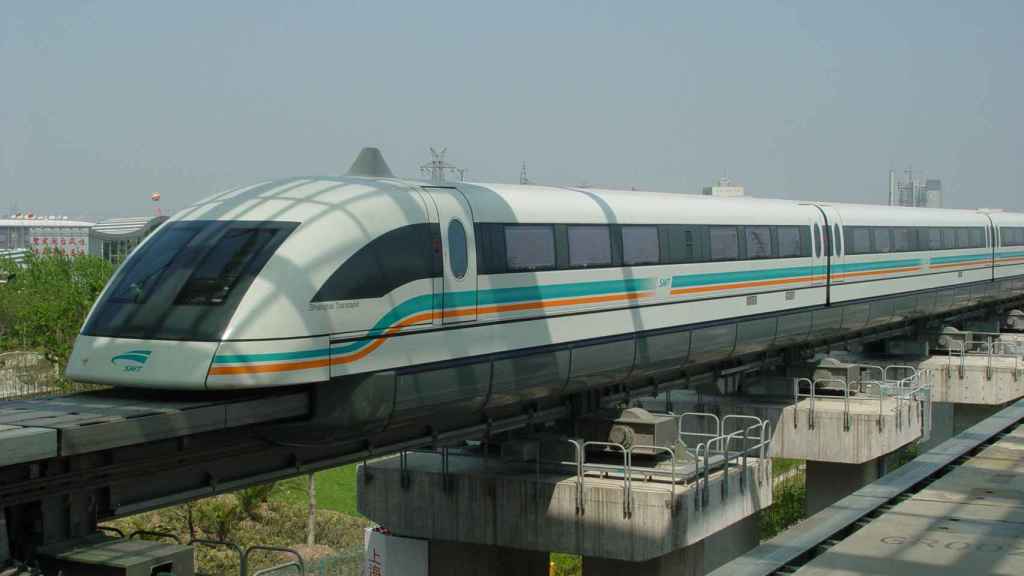 Tren de levitación magnética en Shangái