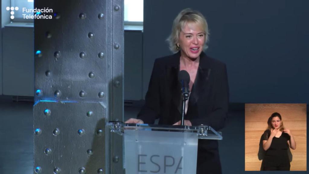 Carme Artigas, secretaria de Estado de Digitalización e IA, en la presentación del informe 'Sociedad Digital en España'.