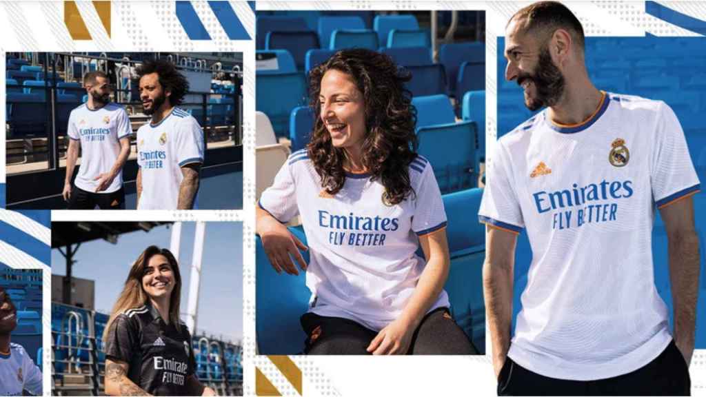El Real Madrid presenta su nueva equipación