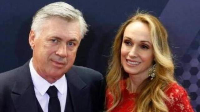 Carlo Ancelotti y Mariann Barrena