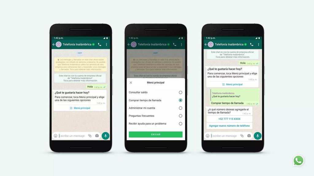 Nuevas opciones para WhatsApp Business.