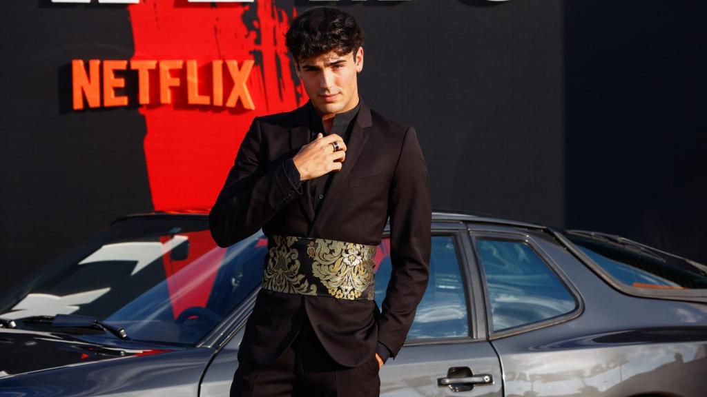 El actor Óscar Casas durante la promoción de su nueva película, 'Xtremo'.