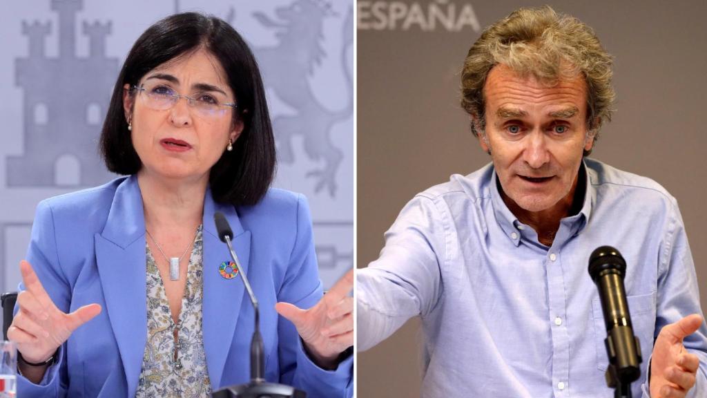 Carolina Darias y Fernando Simón.