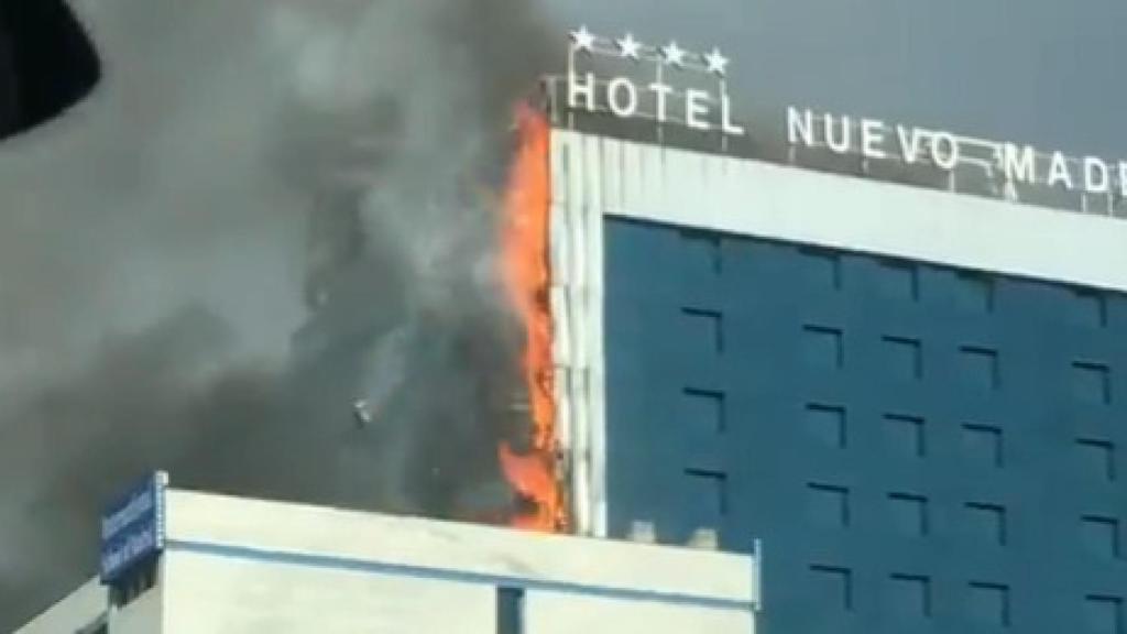 El Hotel Nuevo Madrid.