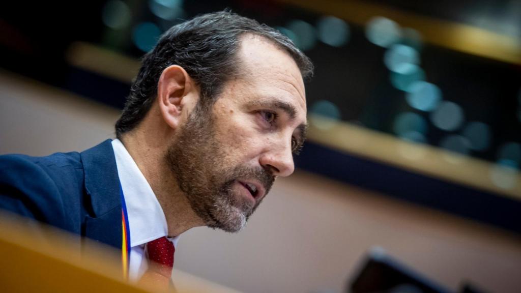 El eurodiputado de Ciudadanos, José Ramón Bauzá, en la Eurocámara.