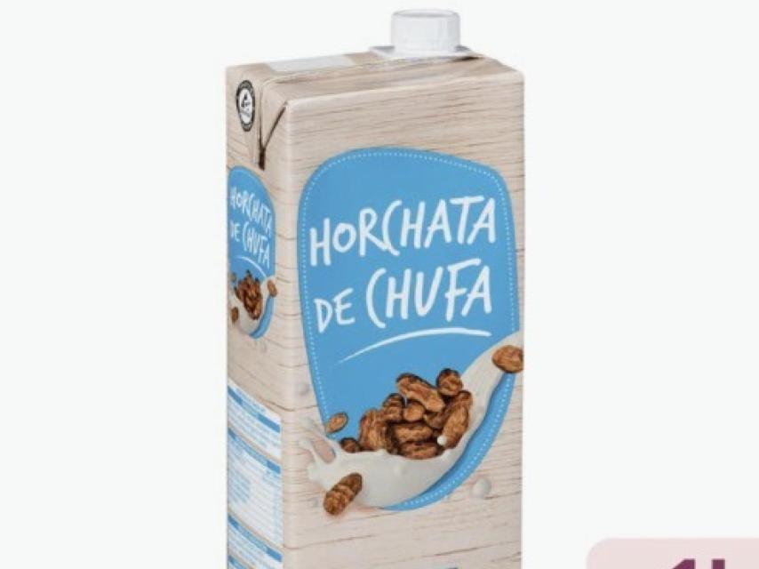 Horchata Hacendado.