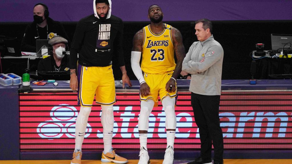 Anthony Davis y LeBron James