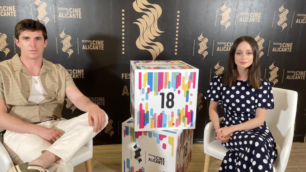Eric Masip y Elena Rivera presentan 'Alba' en el Festival de Cine de Alicante.