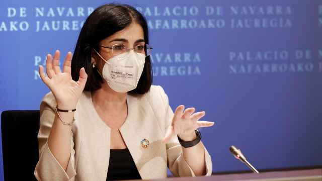 Carolina Darias, ministra de Sanidad, durante el Consejo Interterritorial del pasado 2 de junio.