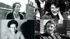 Hannah Arendt, Simone Weil, Simone de Beauvoir y Ayn Rand