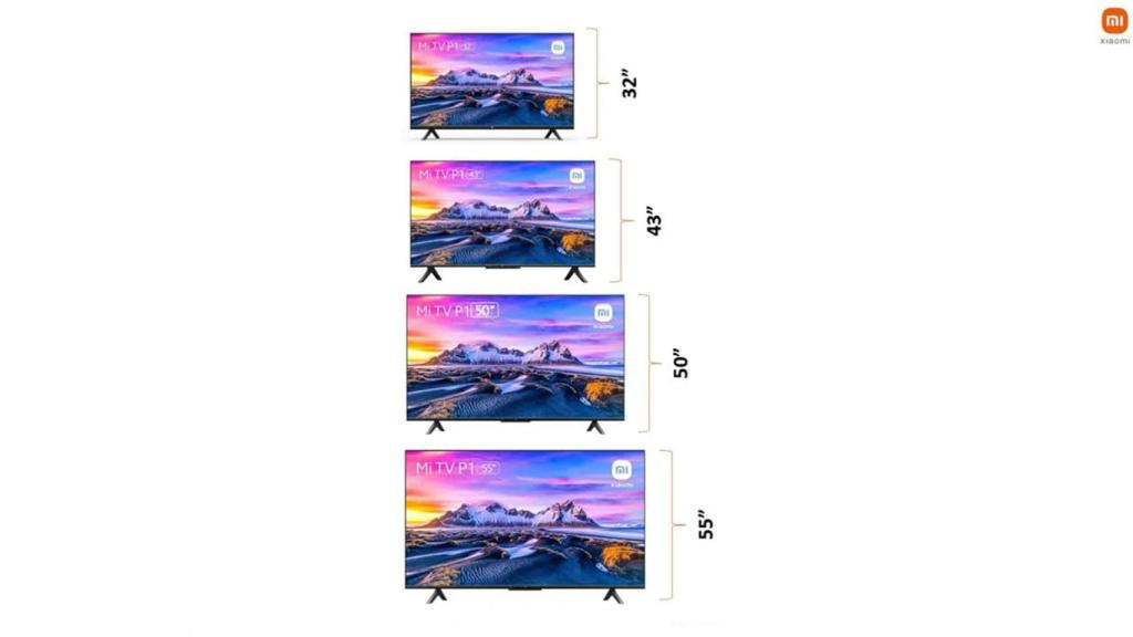 Modelos de la Xiaomi Mi TV P1
