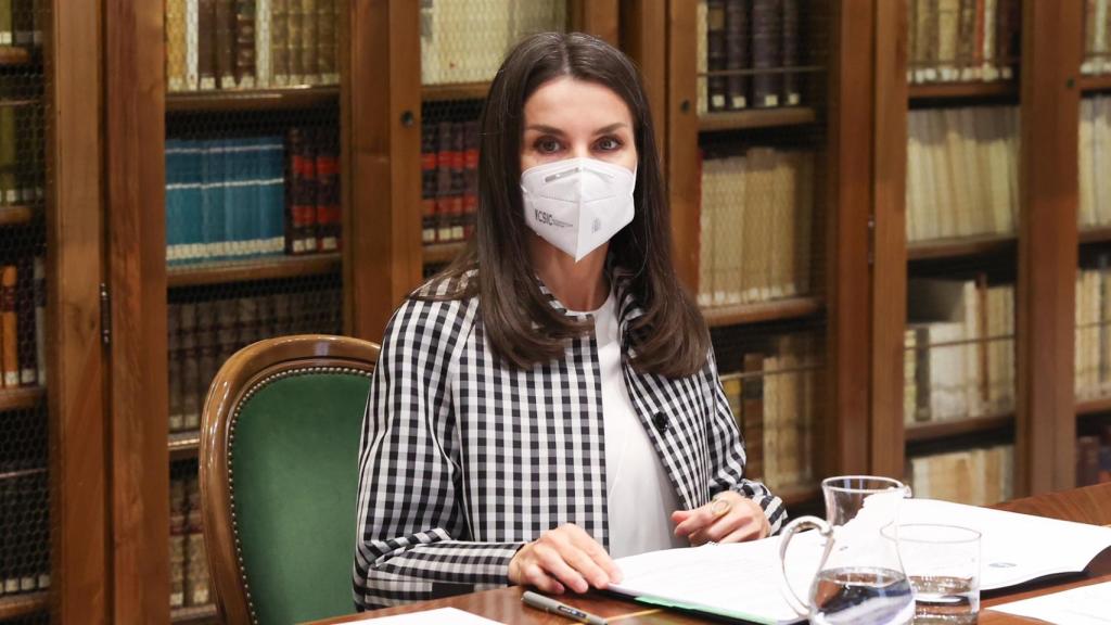 La reina Letizia durante un acto el pasado mes de abril.