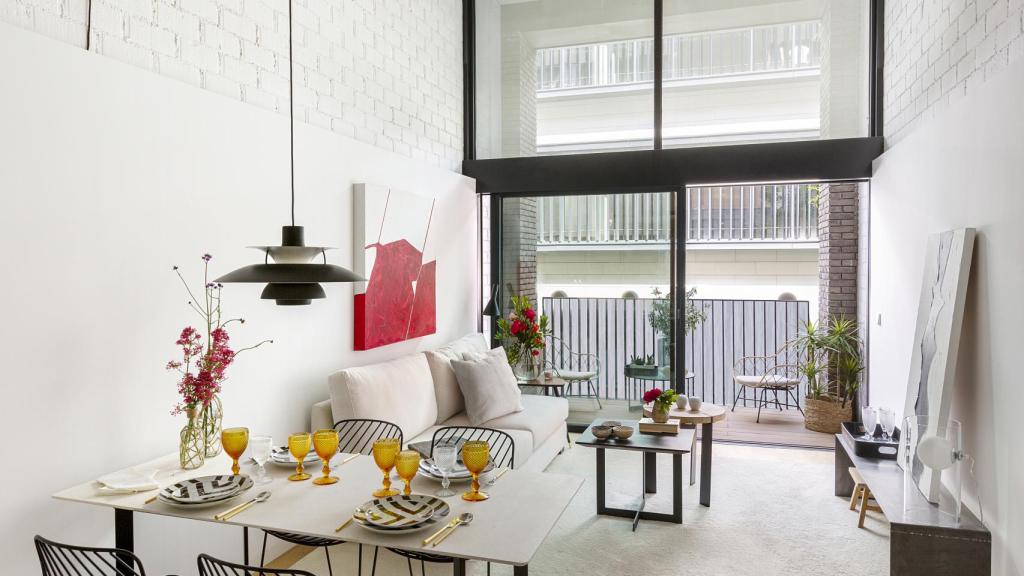 Imagen de uno los lofts que componen 'Alcántara 25'.