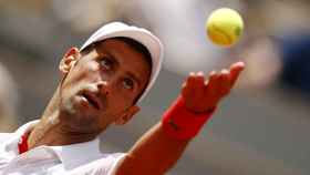 Novak Djokovic, durante Roland Garros 2021