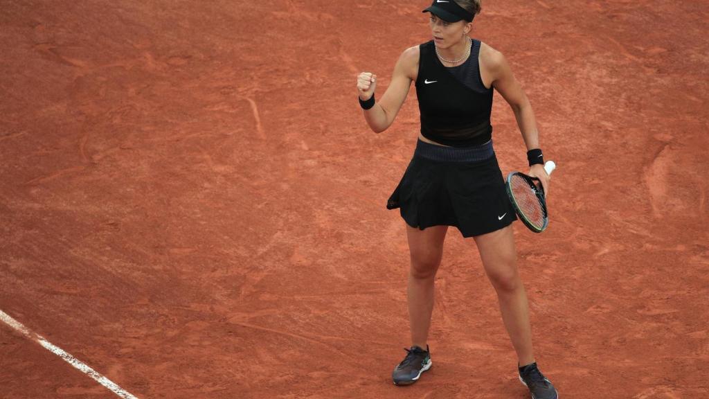 Badosa, en un partido en esta edición de Roland Garros.