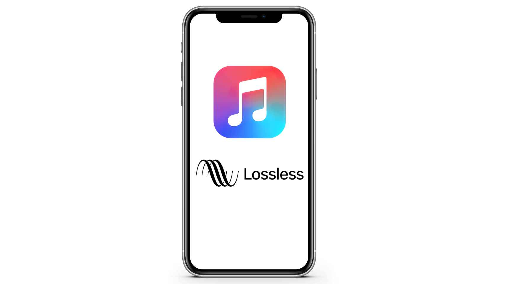 iPhone con Apple Music Lossless.