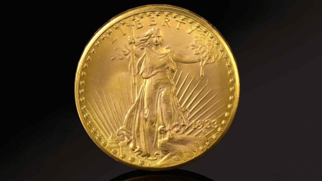 Esta moneda de oro de 1933 es la más cara del mundo vendida por 15,5