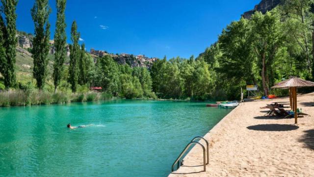 La playa de Cañamares, en la provincia de Cuenca