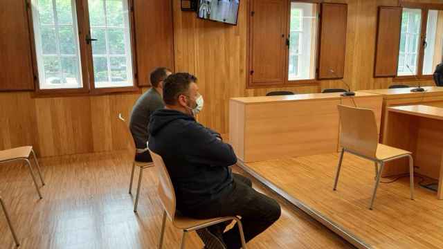 Los acusados durante el juicio celebrado este miércoles en la Audiencia Provincial de Lugo.