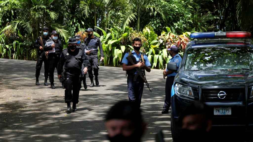 La operación policial en Nicaragua.