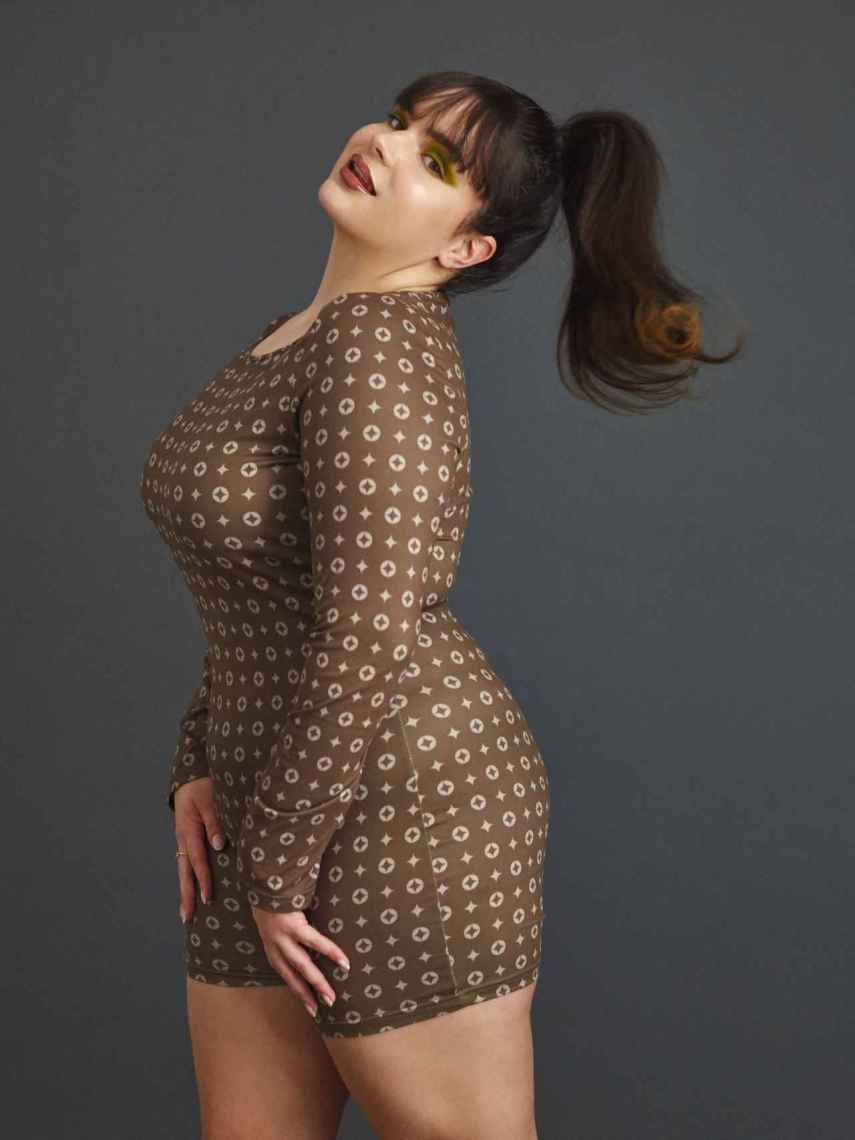 La modelo curvy Alicia Gutiérrez.
