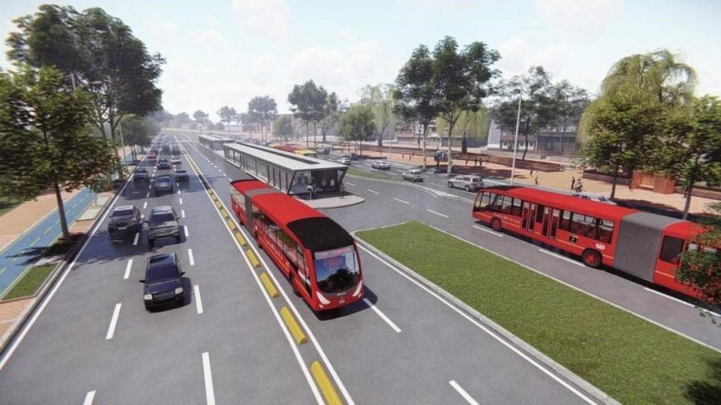Infografía del proyecto de construcción que ha logrado OHL en Colombia.