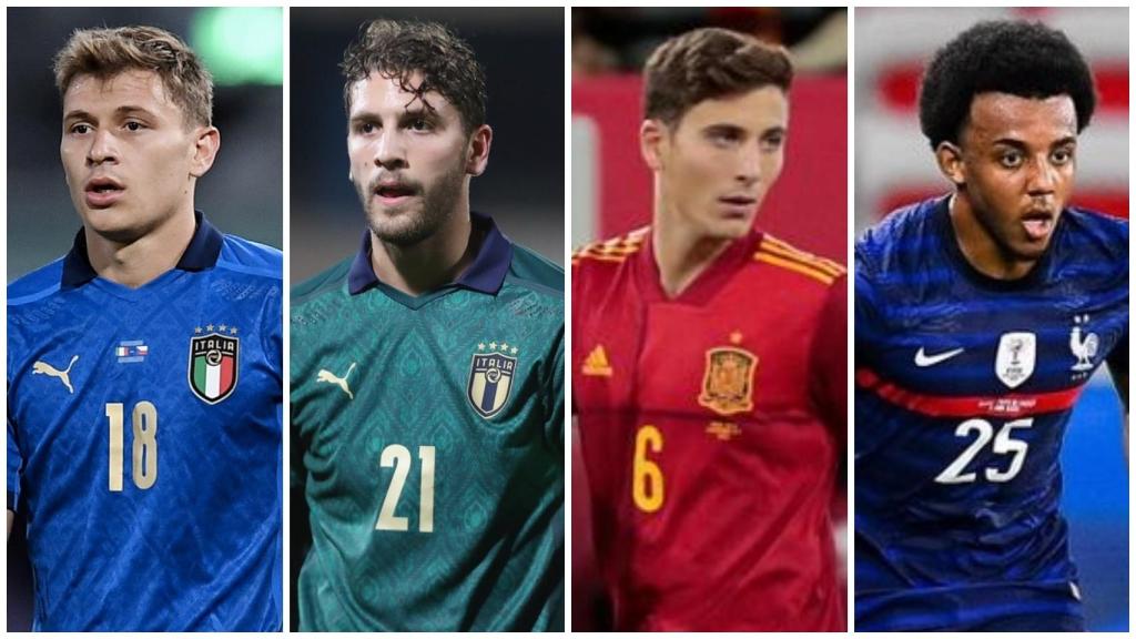Barella, Locatelli, Pau Torres y Koundé