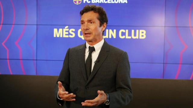 Guillermo Amor durante un acto del FC Barcelona