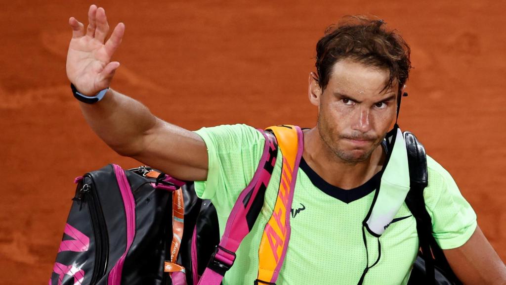 Nadal se despide del público de Roland Garros