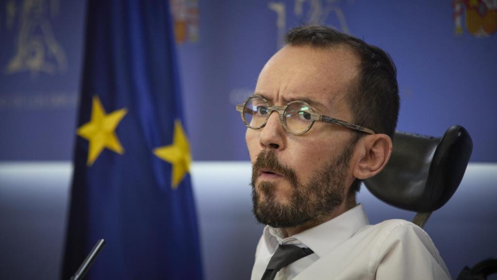 Pablo Echenique, portavoz de Unidas Podemos en el Congreso de los Diputados.
