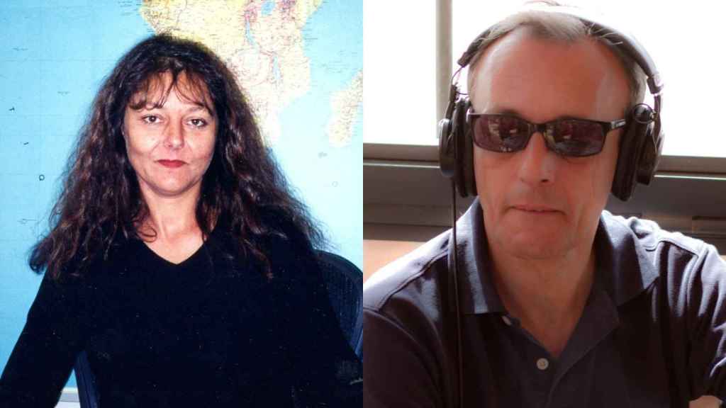 Los periodistas franceses asesinados en 2013 Ghislaine Dupont y Claude Verlon.