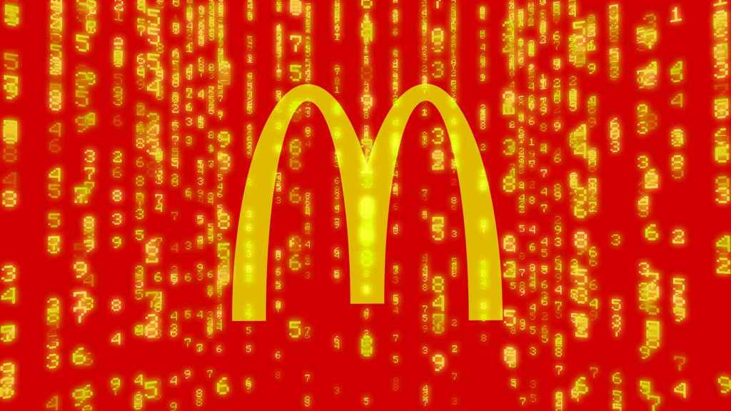 Logo de McDonald's hackeado