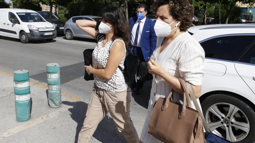 Juana Rivas, antes de acceder al centro de inserción social Matilde Cantos en Granada. EP