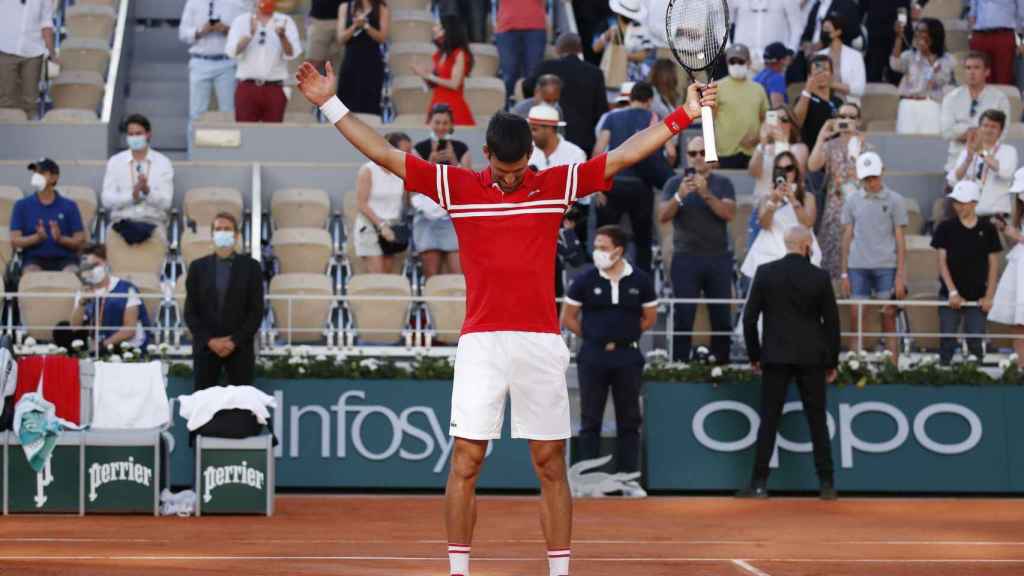 La final de Roland Garros entre Novak Djokovic y Stefanos Tsitsipas, en imágenes