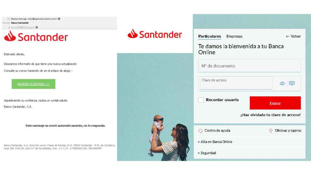 Phishing de Banco Santander